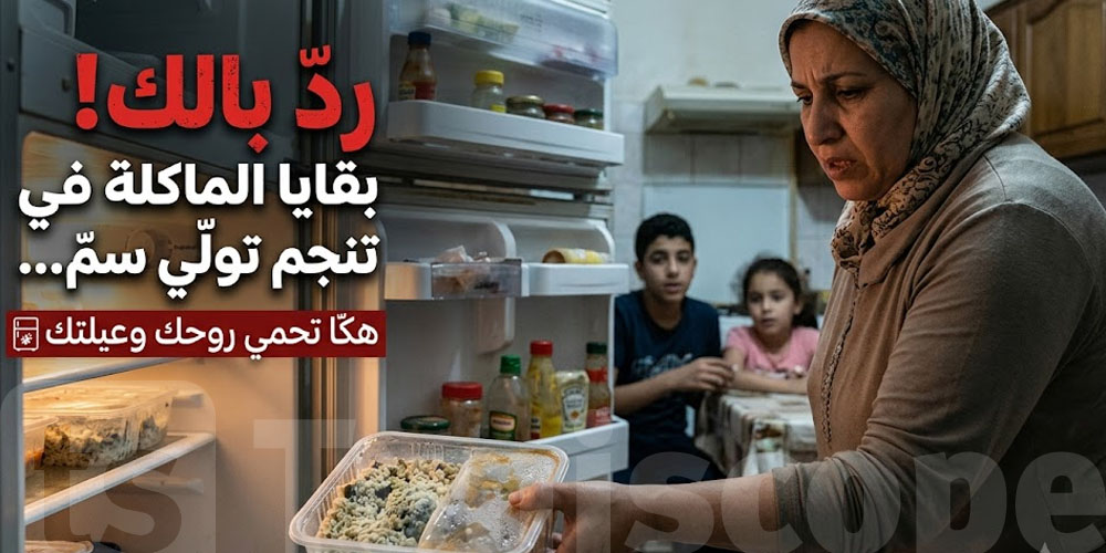 ردّ بالك! الماكلة البايتة في الفريجيدار تنجم تولّي سمّ... هكّا تحمي روحك وعيلتك