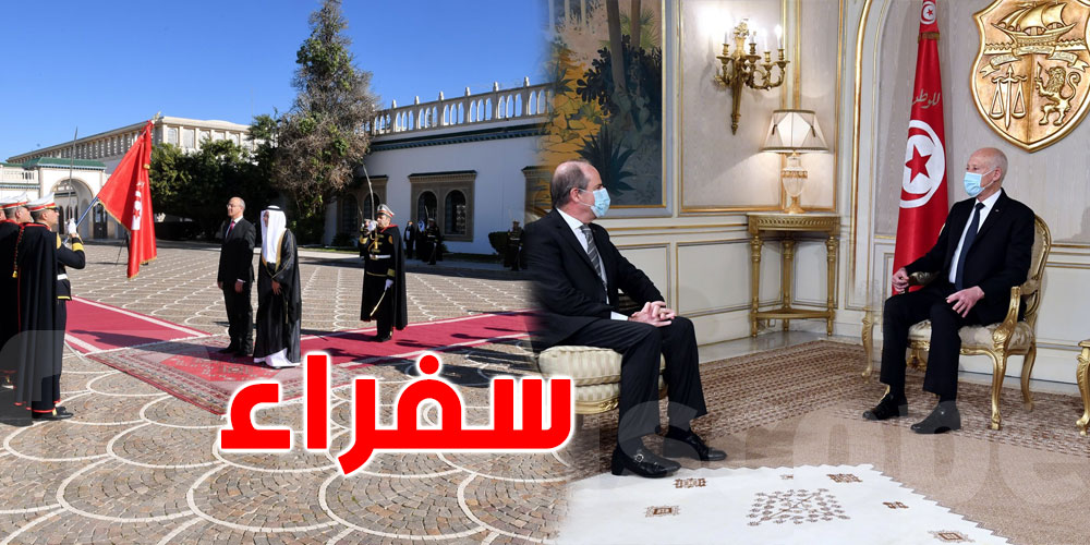 سعيّد يتسلّم أوراق اعتماد 3 سفراء جدد