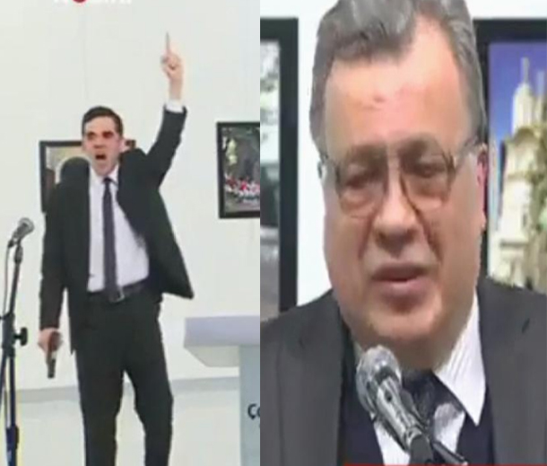 مقتل السفير الروسي في أنقرة والقاتل شرطي تركي عمره 22 عاما