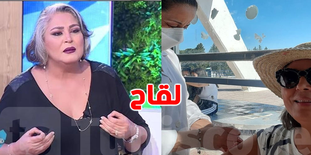 الممثلة آمال علوان تتلقّى لقاح كورونا