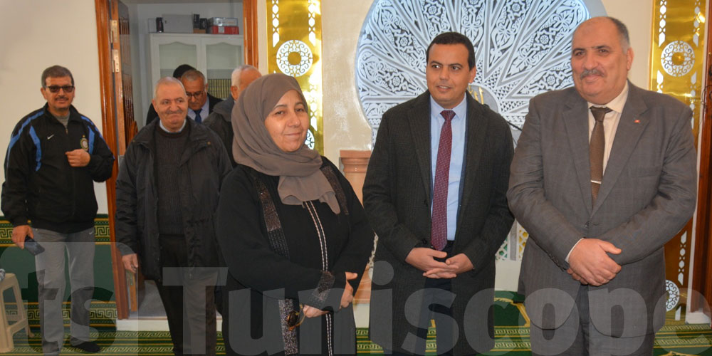 وزير الشؤون الدينية يفتتح جامع الأمان في المنيهلة