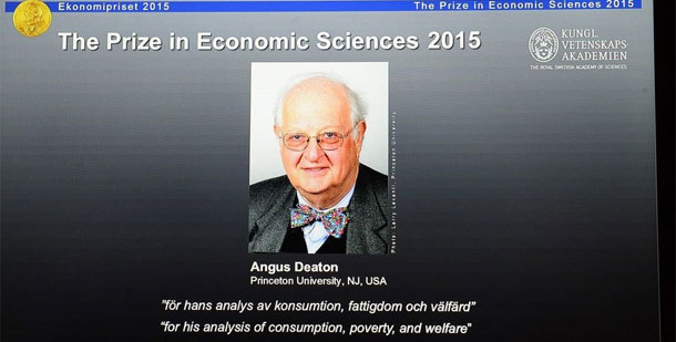 Le Nobel d’Economie à Angus Deaton, pour ses recherches sur la pauvreté