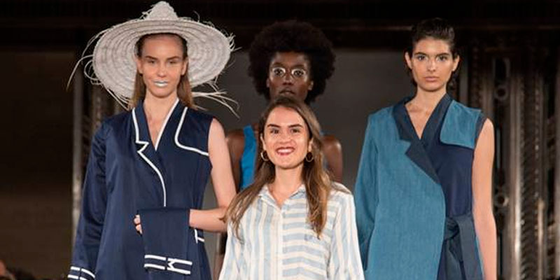 En photos : La tunisienne Anissa Meddeb présente sa nouvelle collection à la Fashion Week de Londres