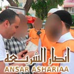 En photos: Ansar Achariaa cachent les visages de ses partisans en campagne de prédication à Nabeul