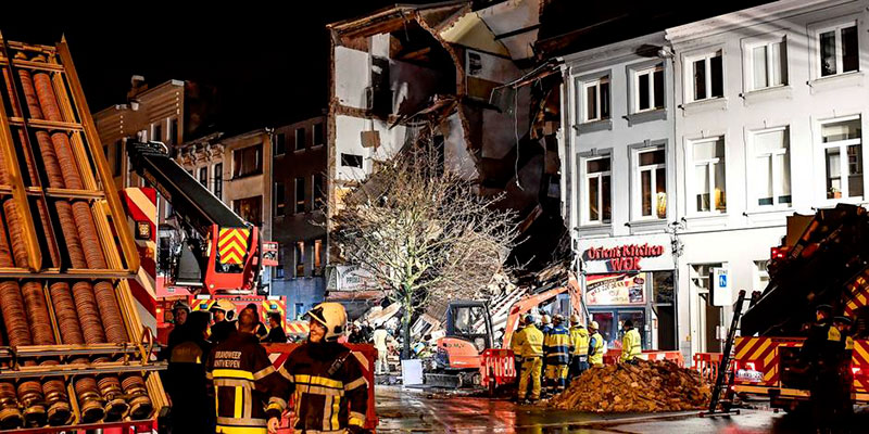 En Belgique, Forte explosion dans un quartier résidentiel à Anvers