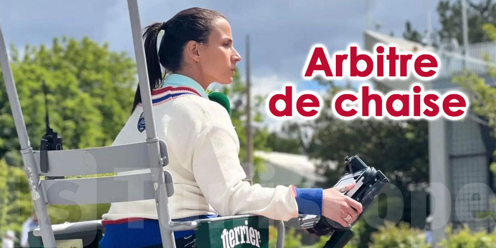 La Tunisienne Ines Oualha, arbitre de chaise à Roland Garros 2022