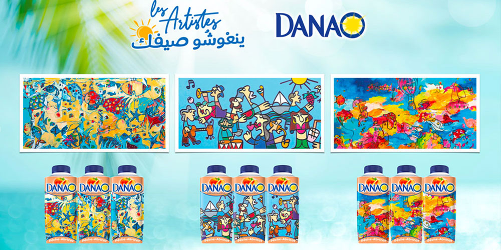  للموسم الثاني على التوالي : 'داناو '  تقدّم  لمستهلكيها الصيف التونسي من خلال  فن الرسم والإبداع