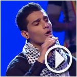 بالفيديو : الفلسطيني محمد عساف أول مطرب عربي يغني في كونغرس الفيفا 2014