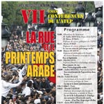VIIèmes Conférences de l’ATEP ‘’La Rue et le Printemps arabe’’Samedi 2 novembre 2013