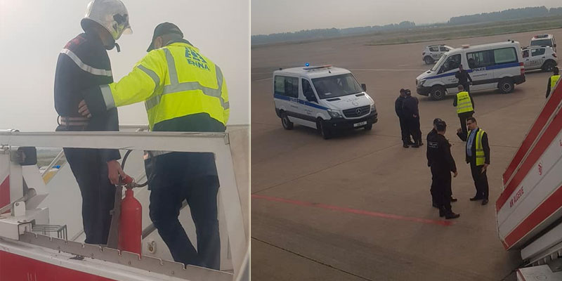 En photos : Un avion de la Royal Air Maroc à destination de Tunis atterrit d'urgence à Alger 