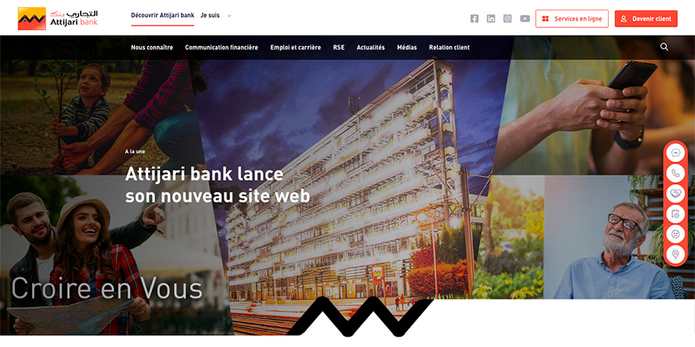 Lancement du nouveau site web d’Attijari bank