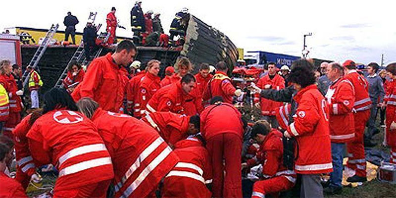 إصابة 54 شخصا جراء اصطدام قطارين في النمسا