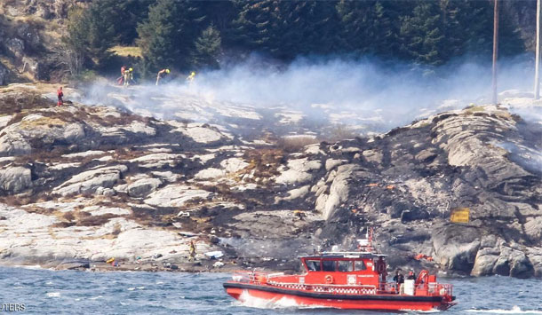 العثور على 11 جثة في حادثة تحطم الطائرة النرويجية