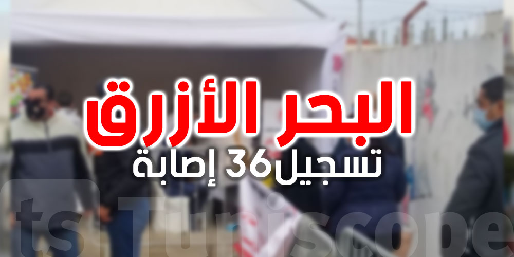 تسجيل 36 إصابة من جملة 202 تحليلا بالبحر الأزرق