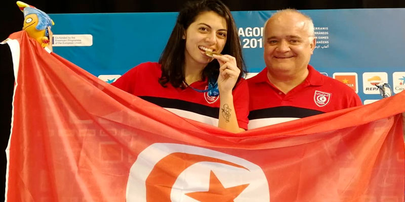 Médaille d’or pour l'escrimeuse Azza Besbès aux Jeux Méditerranéens de Tarragone