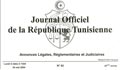 Insertion d'une annonce légale, réglementaire ou judiciaire au Journal Officiel de la République Tunisienne.