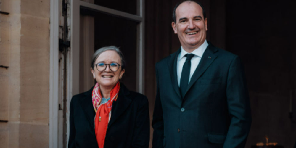 En images : Le premier ministre français reçoit Najla Bouden
