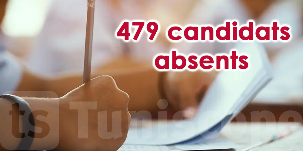 Kasserine : 479 candidats au bac absents 