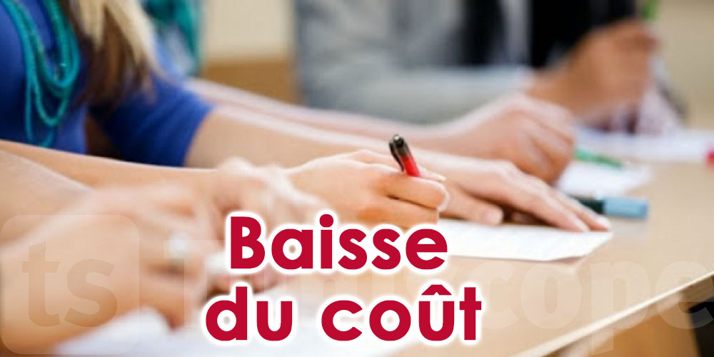 Baisse de 8 MD du coût de l'organisation des examens nationaux 