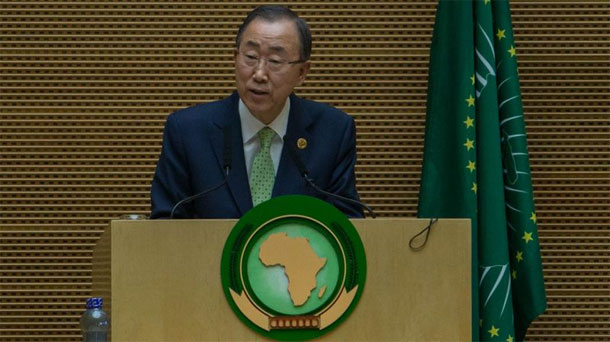 Ban Ki-Moon à Addis-Abeba : La Tunisie est un symbole et un espoir dans la région