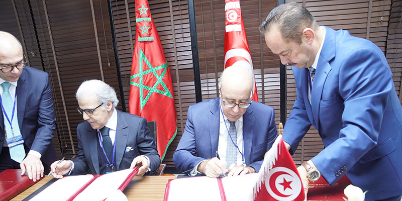 Signature de conventions entre la Banque Centrale de Tunisie et Bank Al-Maghrib
