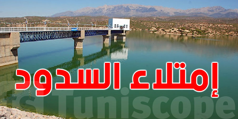 امتلاء سدود الوطن القبلي بنسبة 100%