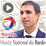 En vidéo : Mathieu Logeron parle du soutien de Total Tunisie pour le musée du Bardo 