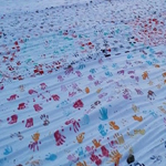 اليوم: قطعة قماش مهرجان السلام تدخل كتاب غينيس للأرقام القياسية
