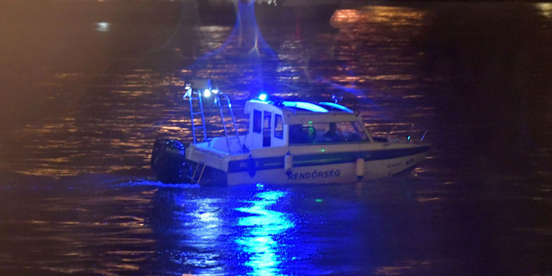 Un bateau de touristes coule à Budapest dans le Danube, 7 morts, 21 disparus