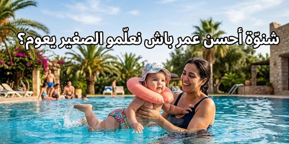 للأمهات: عندك bébé وتحب تهزو ''يعوم''..اقرأ المعلوات هذه قبل