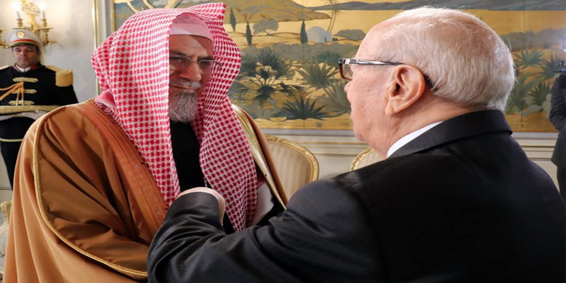 رئيس الجمهورية يستقبل إمام وخطيب المسجد الحرام