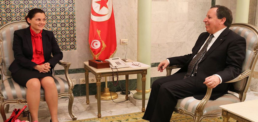 وزير الشؤون الخارجية يستقبل سفيرة بلغاريا بتونس