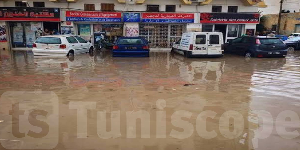 بن عروس: نزول كميات هامة من الأمطار يتسبب في اختناق مروري