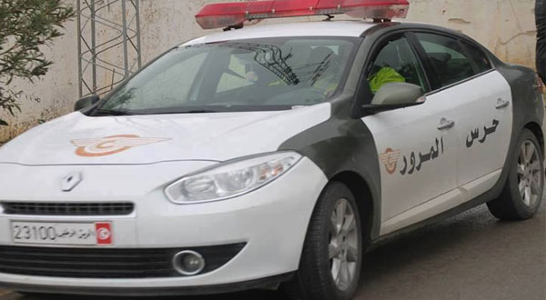 بن قردان:موقوف يخنق سائق سيارة حرس وطني و يتسبّب في كارثة