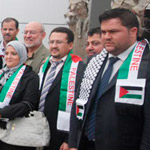 Oussama Ben Salem dans les photos officielles à Gaza