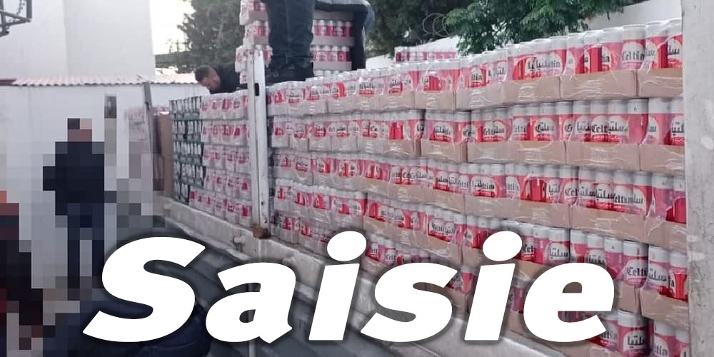 Tunisie : Saisie de 25 000 canettes de bières 