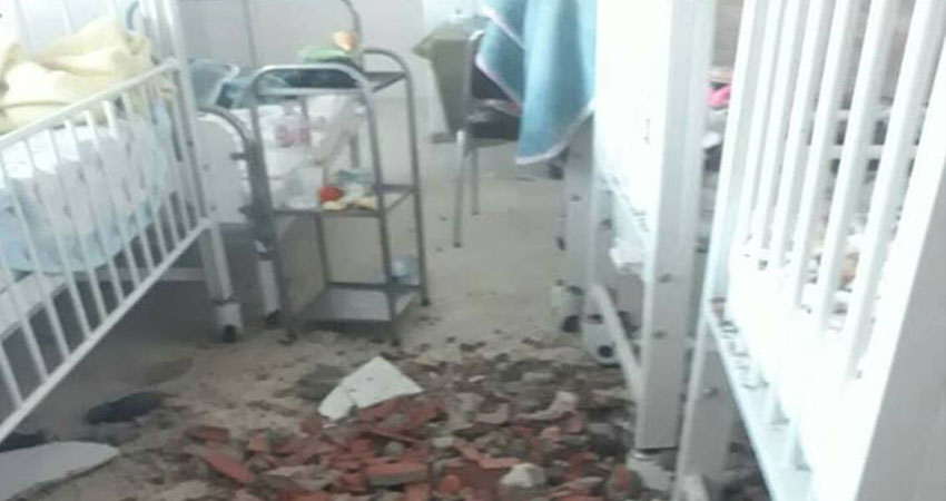 سقوط جزء من السقف العازل بقسم الرضع بمستشفى التوليد ببنزرت