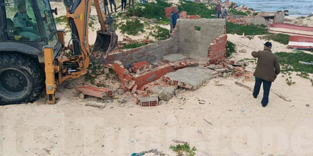 Ras Angela : quatre constructions illégales démolies