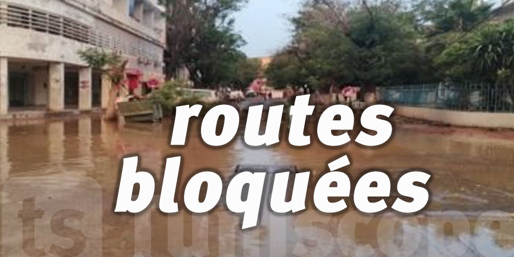 Routes coupées à cause des pluies : la Garde nationale alerte tous les Tunisiens !