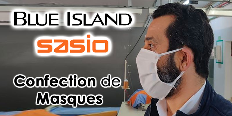 Blue Island et Sasio se mobilisent pour la confection de Masques