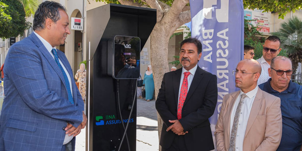 BNA Assurances poursuit son engagement en faveur de la mobilité électrique avec l'installation de deux nouvelles bornes de recharge à Sfax