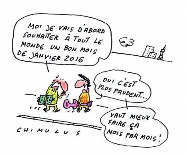 Caricature du jour : Bonne année ou bon mois ?