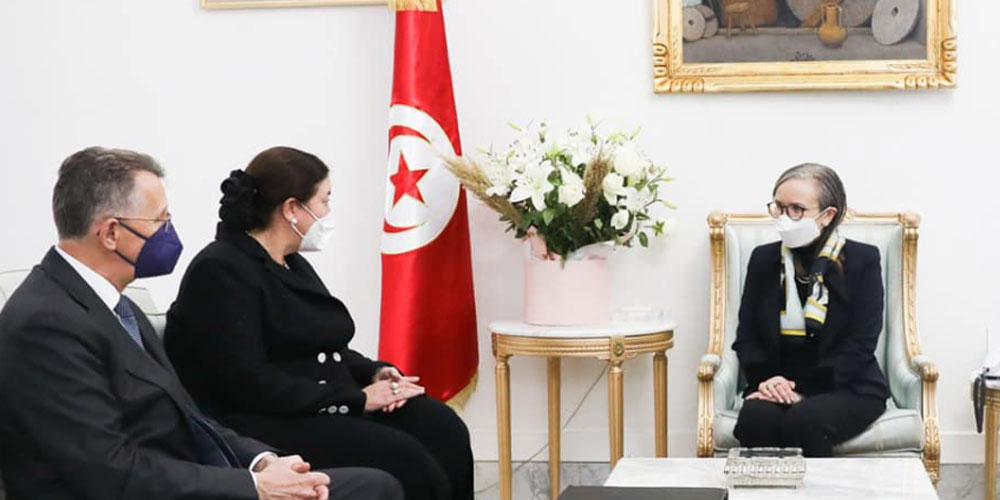 رئيسة الحكومة تستقبل رئيسة مجلس إدارة شركة كناوف الألمانية