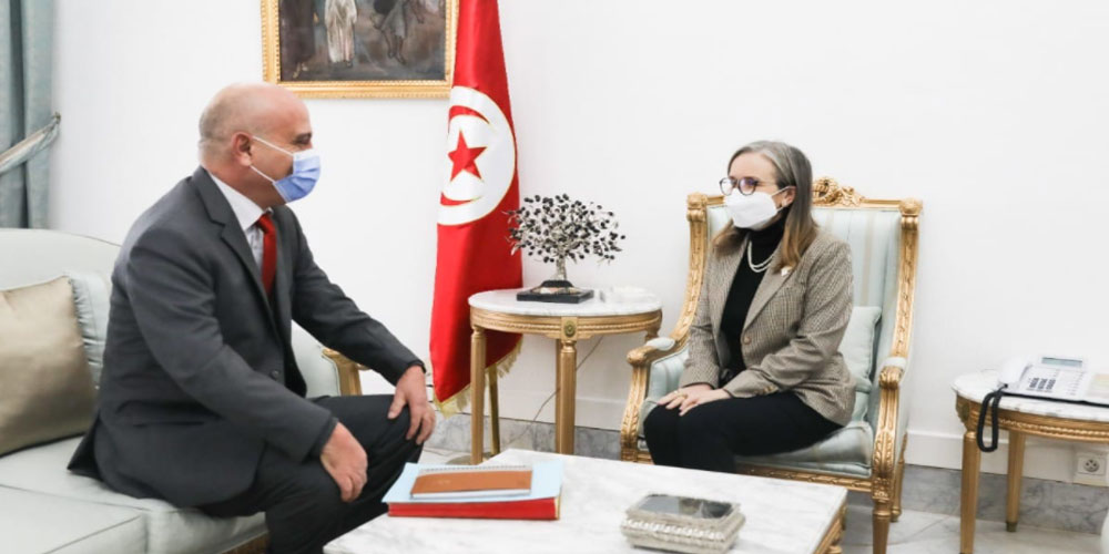 رئيسة الحكومة تستقبل رئيس هيئة الرقابة العامة للمصالح العمومية