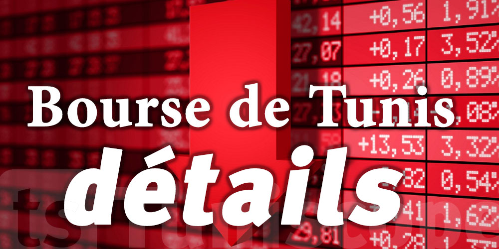 Le Tunindex termine la séance du verndredi dans le rouge