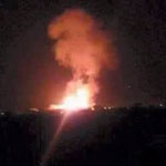حريق بالمنطقة العسكرية المغلقة بسيدي بوزيد
