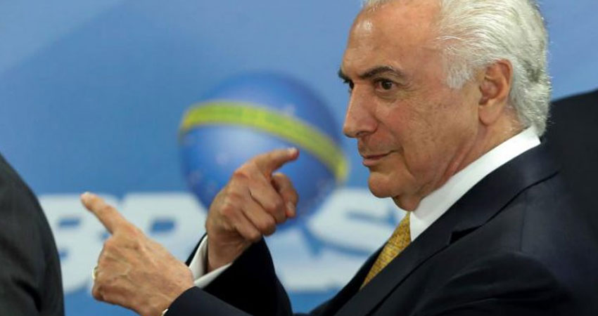 ايقاف الرئيس البرازيلي السابق ميشال تامر