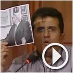 En vidéo : Habib Bribech montre une photo de Mohamed El Baradei avec Sharon