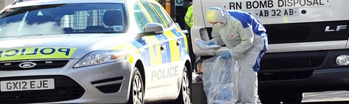بريطانيا: استنفار أمني بعد العثور على عبوات مشبوهة