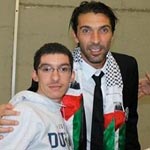En photo : Gigi Buffon solidaire avec Gaza 